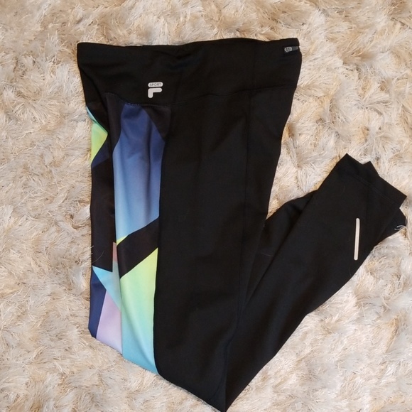 Women’s Fila Reflective Running Pants, Size Small - Picture 7 of 8